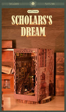 Lade das Bild in den Galerie-Viewer, Book Nook - 3D Miniaturhaus - DIY - SL-09 - Scholar's Dream inkl. Licht