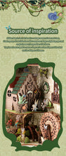Lade das Bild in den Galerie-Viewer, Book Nook - 3D Miniaturhaus - DIY- BV02-007 - Secret World of the Forest inkl. Licht