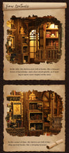 Lade das Bild in den Galerie-Viewer, Book Nook - 3D Miniaturhaus - DIY- BV02-008 - Antique Book Collection inkl. Licht