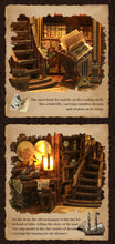 Lade das Bild in den Galerie-Viewer, Book Nook - 3D Miniaturhaus - DIY- BV02-008 - Antique Book Collection inkl. Licht
