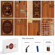 Lade das Bild in den Galerie-Viewer, Book Nook - 3D Miniaturhaus - DIY - BV02-003 - Grimms small Building inkl. Licht