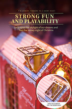 Lade das Bild in den Galerie-Viewer, Book Nook - 3D Miniaturhaus - DIY - SL-29 - Songs of the snowy night inkl. Licht