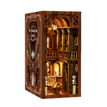 Lade das Bild in den Galerie-Viewer, Book Nook - 3D Miniaturhaus - DIY - The Philosophical Library inkl. Licht