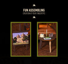 Lade das Bild in den Galerie-Viewer, Book Nook - 3D Miniaturhaus - DIY - SL-13 - Secret Castle inkl. Licht