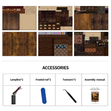 Lade das Bild in den Galerie-Viewer, Book Nook - 3D Miniaturhaus - DIY - AL08-002 - Magic Book House inkl. Licht