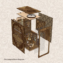 Lade das Bild in den Galerie-Viewer, Book Nook - 3D Miniaturhaus - DIY- BV02-008 - Antique Book Collection inkl. Licht