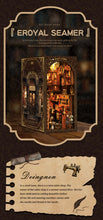 Lade das Bild in den Galerie-Viewer, Book Nook - 3D Miniaturhaus - DIY- BV02-009 - Royal Seamer inkl. Licht