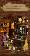 Lade das Bild in den Galerie-Viewer, Book Nook - 3D Miniaturhaus - DIY - BV02-011 - Magic Potion House inkl. Licht