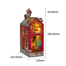 Lade das Bild in den Galerie-Viewer, Book Nook - 3D Miniaturhaus - DIY - SL-29 - Songs of the snowy night inkl. Licht