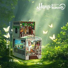 Lade das Bild in den Galerie-Viewer, Book Nook - 3D Miniaturhaus - DIY - SL-32 - Happy Moments inkl. Licht