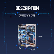 Lade das Bild in den Galerie-Viewer, Book Nook - 3D Miniaturhaus - DIY - SL-15 - Alien HUB inkl. Licht