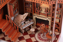 Lade das Bild in den Galerie-Viewer, Book Nook - 3D Miniaturhaus - DIY - BV02-003 - Grimms small Building inkl. Licht