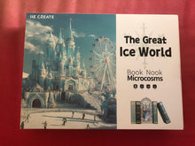 Lade das Bild in den Galerie-Viewer, Book Nook - 3D Miniaturhaus - DIY - SL-30 - The Great Ice World inkl. Licht