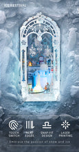 Lade das Bild in den Galerie-Viewer, Book Nook - 3D Miniaturhaus - DIY - SL-30 - The Great Ice World inkl. Licht