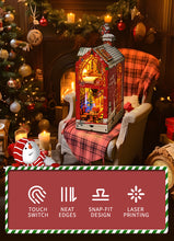 Lade das Bild in den Galerie-Viewer, Book Nook - 3D Miniaturhaus - DIY - SL-29 - Songs of the snowy night inkl. Licht