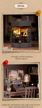 Lade das Bild in den Galerie-Viewer, Book Nook - 3D Miniaturhaus - DIY - AL08-001 - Holmes Detective Agency inkl. Licht