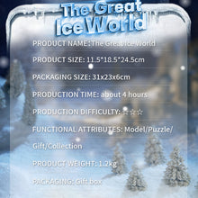 Lade das Bild in den Galerie-Viewer, Book Nook - 3D Miniaturhaus - DIY - SL-30 - The Great Ice World inkl. Licht
