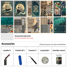 Lade das Bild in den Galerie-Viewer, Book Nook - 3D Miniaturhaus - DIY - BV02-010 - Riddle on the Seabed inkl. Licht