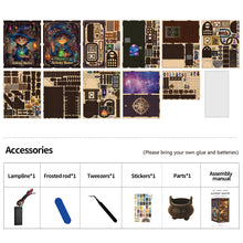 Lade das Bild in den Galerie-Viewer, Book Nook - 3D Miniaturhaus - DIY - BV02-013 - Alchemy Master inkl. Licht
