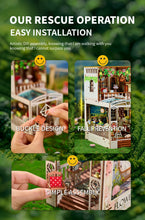 Lade das Bild in den Galerie-Viewer, Book Nook - 3D Miniaturhaus - DIY - SL-32 - Happy Moments inkl. Licht