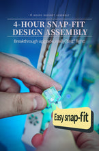 Lade das Bild in den Galerie-Viewer, Book Nook - 3D Miniaturhaus - DIY - SL-30 - The Great Ice World inkl. Licht