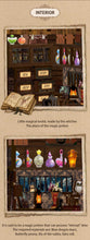 Lade das Bild in den Galerie-Viewer, Book Nook - 3D Miniaturhaus - DIY - AL08-002 - Magic Book House inkl. Licht