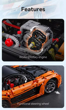 Lade das Bild in den Galerie-Viewer, Cada C61502 - Mazda RX-7 - RC + Motor - 1:8 - Neu - 3305 Teile - OVP