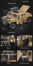 Lade das Bild in den Galerie-Viewer, Cada C61036 - Humvee mit Motor - Dynamisch - Neu - 3935 Teile - OVP