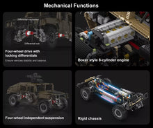Lade das Bild in den Galerie-Viewer, Cada C61036 - Humvee mit Motor - Dynamisch - Neu - 3935 Teile - OVP