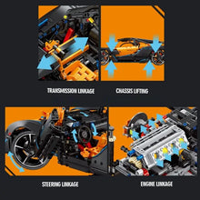 Lade das Bild in den Galerie-Viewer, Eikee - Y18001 - McLaren Sapre P1 - Neu - 3862 Teile - OVP