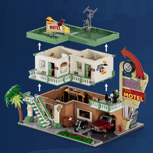Lade das Bild in den Galerie-Viewer, Funwhole F9054 -Twilight Motel m. Beleuchtung - Neu - 1970 Teile - OVP