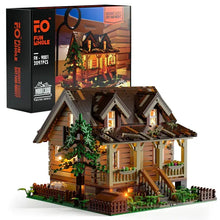 Lade das Bild in den Galerie-Viewer, Funwhole F9001 - Wood Cabin m. Beleuchtung - Neu - 2097 Teile - OVP