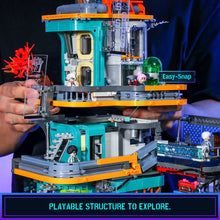 Lade das Bild in den Galerie-Viewer, Funwhole F9042 - Cyberpunk Apartment mit Beleuchtung - Neu - 2507 Teile - OVP