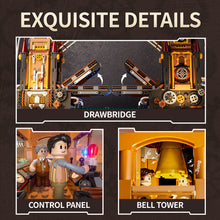 Lade das Bild in den Galerie-Viewer, Funwhole F9047 - Steampunk City Bridge m. Beleuchtung - Neu - 3170 Teile - OVP