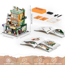 Lade das Bild in den Galerie-Viewer, Funwhole F9058 - Plattenladen - Record Store m. Beleuchtung - Neu - 1980 Teile - OVP