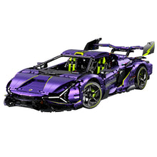 Lade das Bild in den Galerie-Viewer, Guly/Kbox - 10635 - Lamborghini Purple Bull inkl. Motor - Neu - 3654 Teile - OVP