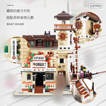 Lade das Bild in den Galerie-Viewer, HappyBuild / Pangu - PG-12003 - Houseboat Restaurant - Neu - 2237 Teile - OVP