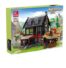 Lade das Bild in den Galerie-Viewer, Jie Star 89148 - Mittelalterliches Gasthaus - Neu - 2710 Teile - OVP