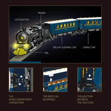 Lade das Bild in den Galerie-Viewer, JieStar JJ9155 - Orient Express mit Licht - Neu - 3691 Teile - OVP