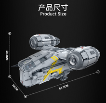 Lade das Bild in den Galerie-Viewer, Mork 032002 - Giant Razor Crest MOC - Neu - 4453 Teile - OVP