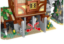 Lade das Bild in den Galerie-Viewer, Mork 033001 - Medieval Guard Tower and Stable - Neu - 3811 Teile - OVP