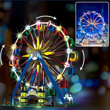 Lade das Bild in den Galerie-Viewer, Mould King 11006 - Ferris Wheel mit Beleuchtung, Motor und RC - Neu - 3836 Teile - OVP
