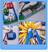 Lade das Bild in den Galerie-Viewer, Mould King 11006 - Ferris Wheel mit Beleuchtung, Motor und RC - Neu - 3836 Teile - OVP