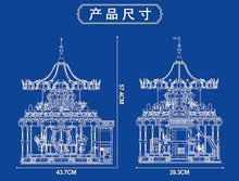 Lade das Bild in den Galerie-Viewer, Mould King 11011 - Karussell mit Beleuchtung und Motor - Neu - 5086 Teile - OVP