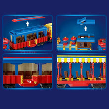 Lade das Bild in den Galerie-Viewer, Mould King 12004 - RC Dream Train mit Motor und Schienen - Neu - 1502 Teile - OVP