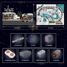Lade das Bild in den Galerie-Viewer, Mould King 12029 - Eisenbahn mit Winterlandschaft mit RC - Neu - 4234 Teile - OVP