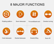 Lade das Bild in den Galerie-Viewer, Mould King 13107 - Schwerlastkran inkl. Motor und RC - Neu - 2590 Teile - OVP