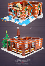 Lade das Bild in den Galerie-Viewer, Mould King 16011 - Weihnachtshaus mit Licht, Nebelmaschine und Sound - Neu - 3693 Teile - OVP