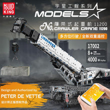 Lade das Bild in den Galerie-Viewer, Mould King 17002 - Liebherr 11200 Kran inkl. Motor und RC - Neu - 4000 Teile - OVP