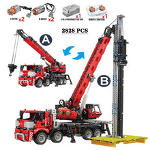 Lade das Bild in den Galerie-Viewer, Mould King 17003 - All Terrain Pilling Plattform inkl. Motor und RC - Neu - 2828 Teile - OVP